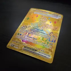 Terapagos ex - 180/131 - Prismatic Evolutions Hyper Rare NM Pokemon Card Gold - Image 2