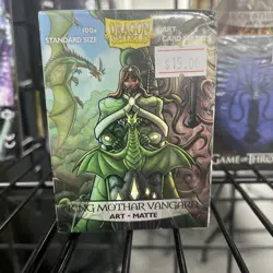 Dragon Shield: 'King Mothar Vanguard' Portrait - Art, Matte Card Sleeves (100ct) - Image 1