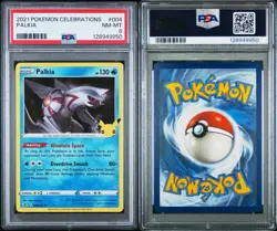 2023 Pokemon Celebrations 004/025 Palkia Holo PSA 8 NM Rare Card Fresh New - Image 3