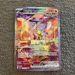 Raging Bolt ex 208/162 Temporal Forces Full Art Ultra Rare Holo Pokemon Card NM - Image 1