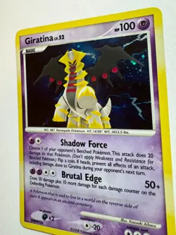 Pokemon TCG Giratina 4/146 D&P Legends Awakenings Reverse Holo Rare Card *BTX - Image 1