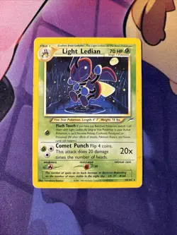 Light Ledian 24/105 Rare Neo Destiny Pokemon Card - HP - Image 1