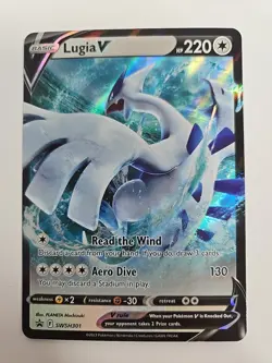 SWSH: Sword & Shield Promo Cards #SWSH301 Lugia V NM - Image 1