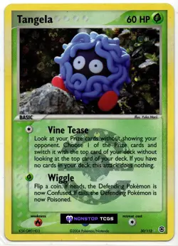Tangela 30/112 Pokemon TCG EX Firered & Leafgreen Reverse Holo Rare - Image 1