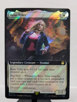 x2 - MTG - Rose Tyler (Extended Art) (Surge Foil) - Doctor Who 0937 - Image 2