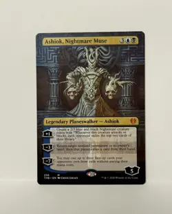 Ashiok, Nightmare Muse Borderless M 256 Theros Beyond Death THB Lightly Played - Image 1