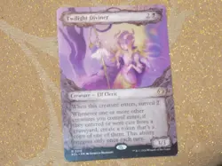 MTG Borderless Twilight Diviner x1 Rare Lorwyn Eclipsed Alt Art NM Low S&H - Image 1