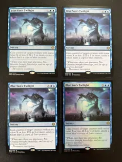 MTG- Blue Sun's Twilight x4 - All Will Be One - (One is FOIL) - Image 1