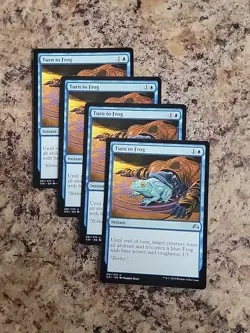 Turn to Frog x4 Magic Origins 4x Magic the Gathering MTG - Image 1