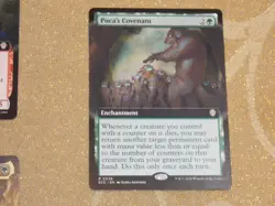 MTG Ext Art Puca's Covenant x1 Rare Lorwyn Eclipsed Commander NM Low S&H - Image 1