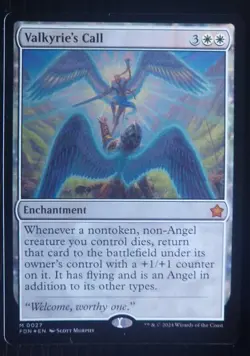 Valkyrie's Call FOIL Foundations 0027 - Image 1