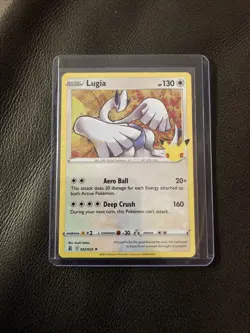 Pokemon Card Lugia 022/025 Holo Rare Celebrations 25th Anniversary MP - Image 1