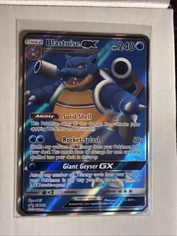 Pokemon Blastoise GX Holo Ultra Rare SM189 Black Star Promo 2019 TCG Card - Image 1