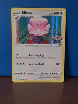 Pokemon Go Blissey Holo Rare NM #52 - Image 1