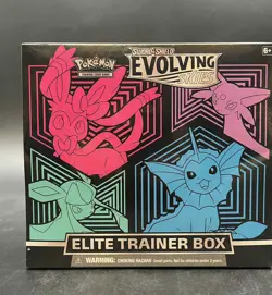 Pokemon TCG SWSH Evolving Skies Elite Trainer Box ETB Sealed - Image 1