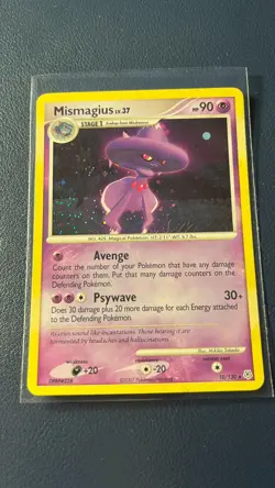 Pokemon TCG - Mismagius 10/130 Diamond and Pearl Holo - LP - Image 1