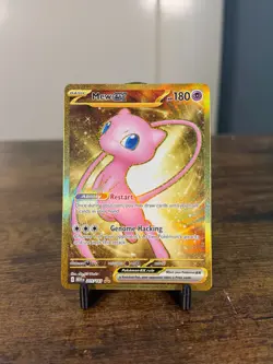 Mew EX 205/165 Scarlet & Violet 151 Gold Hyper Rare Pokemon Full Art - NM - Image 1