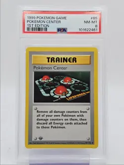 POKEMON CENTER 1999 POKEMON GAME BASE 1ST EDITION UNCOMMON 85/102 PSA 8 Q0004 - Image 1