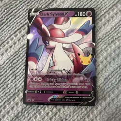 Dark Sylveon V ⭐ SWSH134 Holo Promo SWSH Black Star Pokemon - Image 1