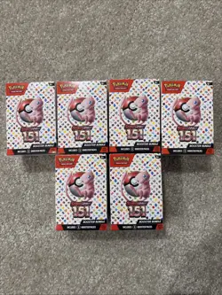 Pokemon 151 Booster Bundle Lot of 6, New and Sealed - Image 1