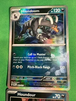 Pokemon Houndoom 063/131 (Master Ball Pattern) Pokemon TCG Prismatic Evolutions - Image 1