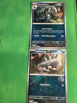 Pokemon Houndoom 063/131 (Master Ball Pattern) Pokemon TCG Prismatic Evolutions - Image 3
