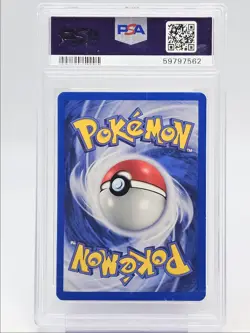 MISTY'S SEADRA 2000 POKEMON GYM HEROES HOLO RARE A 9/132 PSA 8 Q0004 - Image 2