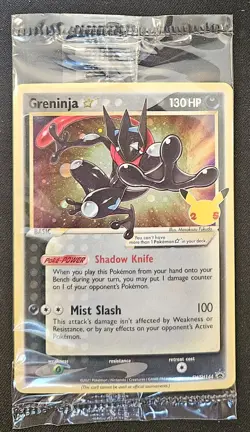 SEALED Greninja Gold Star SWSH144 Black Star Promos Celebrations Holo Pokemon NM - Image 1