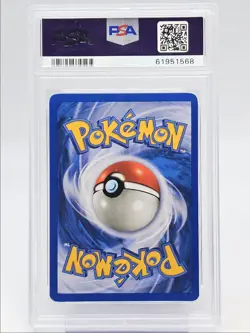POLIWRATH 2000 POKEMON GAME BASE SET 2 HOLO RARE 15/130 PSA 8 Q0004 - Image 2