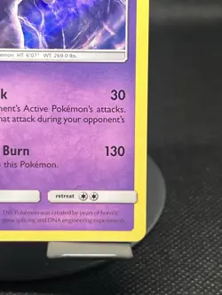 Pokemon TCG Mewtwo 12/18 Detective Pikachu Holo Rare NM - Image 4