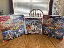 Pokemon BUNDLE Surging Sparks + Mystery Power Box - Image 1