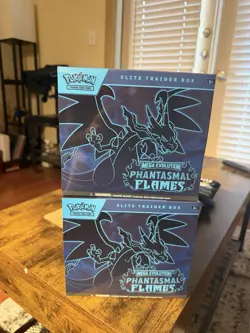 Pokemon TCG Mega Evolution Phantasmal Elite Trainer Box Factory Sealed (2 Pack) - Image 1