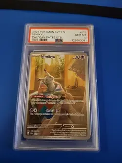 Pokemon TCG Mimikyu Black Star Promo SV075 PSA 10 - Image 1