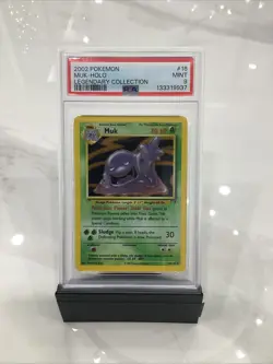 Pokemon Muk Legendary Coll. Holo Rare #16 PSA 9 Mint - Image 1