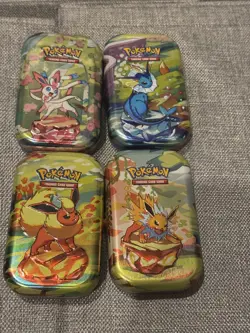 Pokemon TCG Prismatic Evolutions EMPTY Mini tin Eeveelutions - Image 1