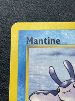 Pokemon Mantine 64/111 Neo Genesis 1st Edition MP / DMG - Image 2