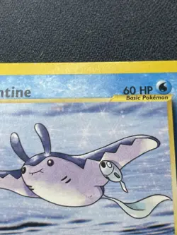 Pokemon Mantine 64/111 Neo Genesis 1st Edition MP / DMG - Image 3