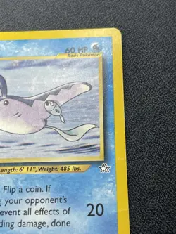 Pokemon Mantine 64/111 Neo Genesis 1st Edition MP / DMG - Image 4