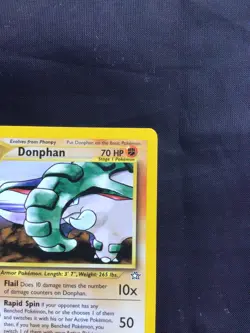 Pokemon Cards: Neo Genesis 1st Edition Rare: Donphan 21/111 - Image 3