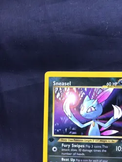 Pokemon Cards: Neo Genesis 1st Edition Rare: Sneasel 25/111 - Image 2