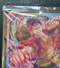 One Piece TCG - 2nd Anniversary Promo Pack Sealed - Luffy P-043 & Trio Leader NM - Image 2