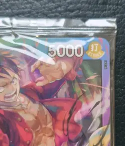 One Piece TCG - 2nd Anniversary Promo Pack Sealed - Luffy P-043 & Trio Leader NM - Image 3