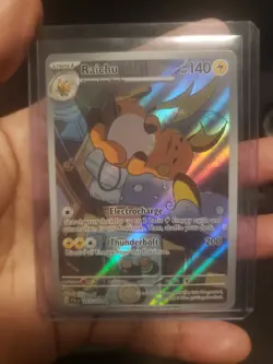 Pokemon TCG Raichu Holo 211/193 Illustration Card Paldea Evolved Near Mint - Image 1
