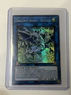 Yugioh! LP Dragunity Knight - Romulus - MP20-EN145 - Prismatic Secret Rare - 1st - Image 1