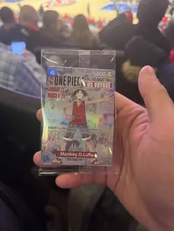 One Piece Monkey D. Luffy Voyage College Basketball Promo Card St. Johns SEALED - Image 1