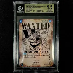 BGS 9.5 Buggy OP09-051 Wanted R-SPC Emperors in the New World ONE PIECE Japanese - Image 1
