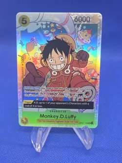 One Piece 500 Years in the Future Monkey D Luffy OP07-109 Super Rare SR NM - Image 1