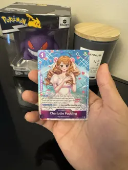 One Piece TCG Charlotte Pudding OP11-070 Alt Art NM English - Image 3