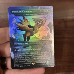 Paradise Chocobo 483 Promo Borderless Foil Final Fantasy Chocobo Box MTG NM - Image 3
