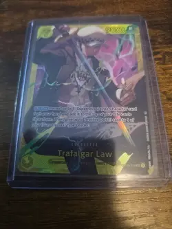 One Piece CCG Trafalgar Law Royal Blood Foil Card OP10-119 NM/M Sec Rare - Image 1